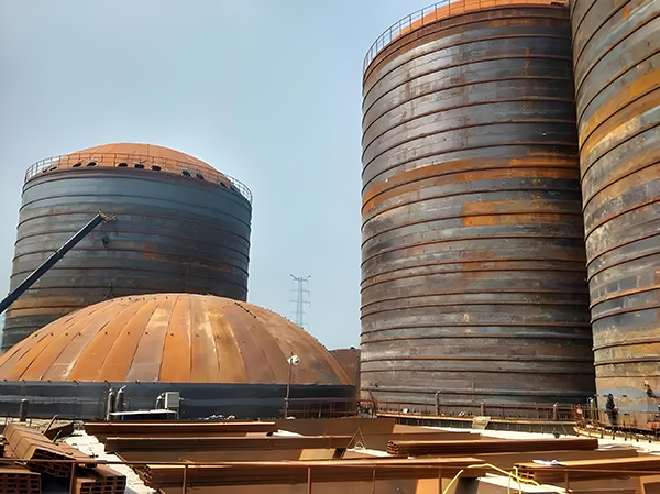 天桥焦粉钢板仓